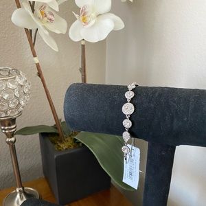 Crystal Scatter Slider Bracelet